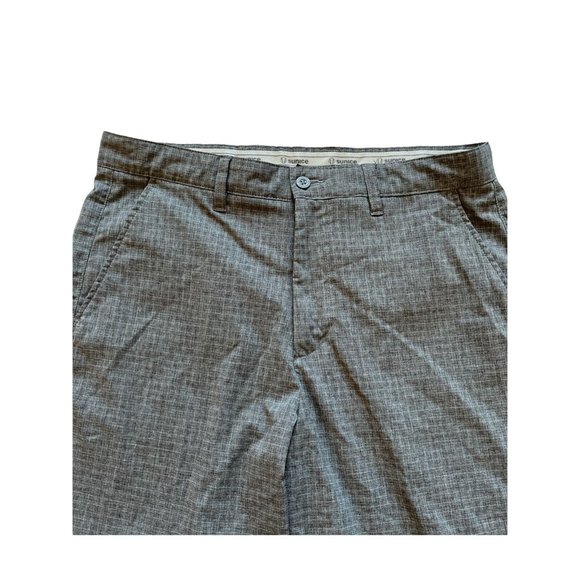 Sunice Men's Performance Golf Casual Shorts Size 32 Flat Front Gray - Picture 2 of 8